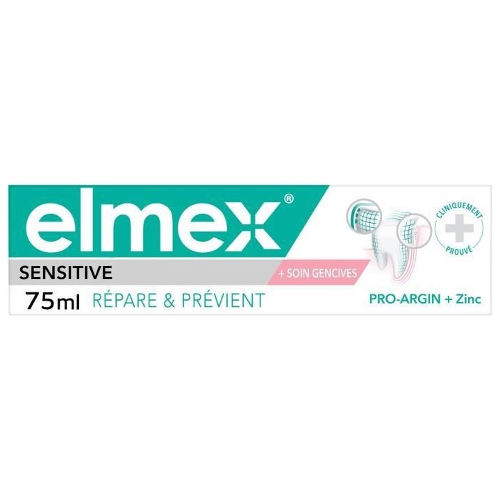 [Lot de 24] ELMEX Dentifrices Répare et Previents - 75 ml