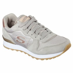 Baskets Casual pour Femme Skechers  Retros-OG 85 - Goldn Gurl Gris clair