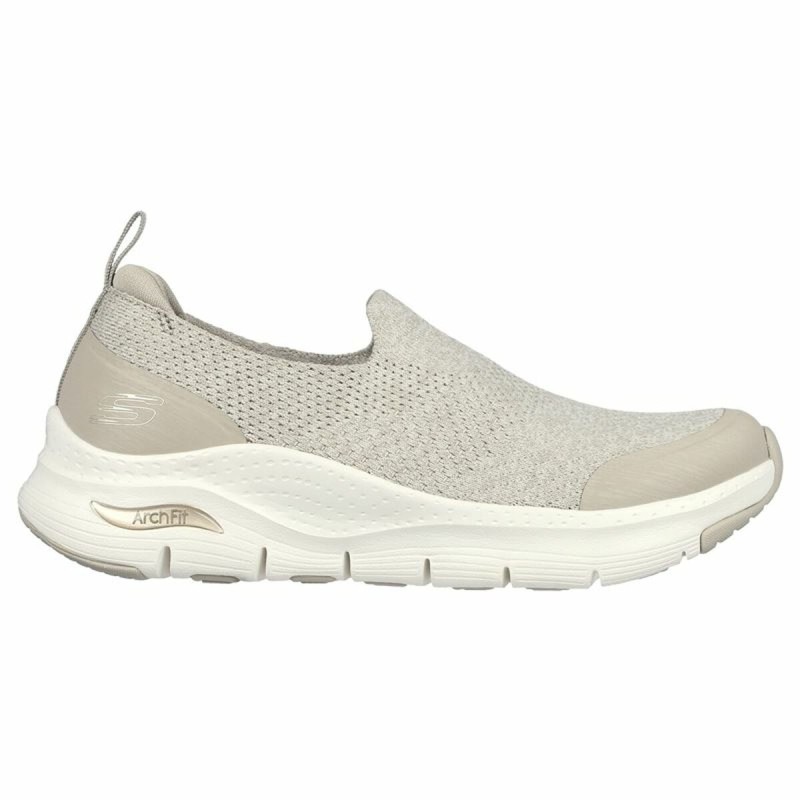 Chaussures de sport pour femme Skechers Arch Fit - Quick Stride Beige