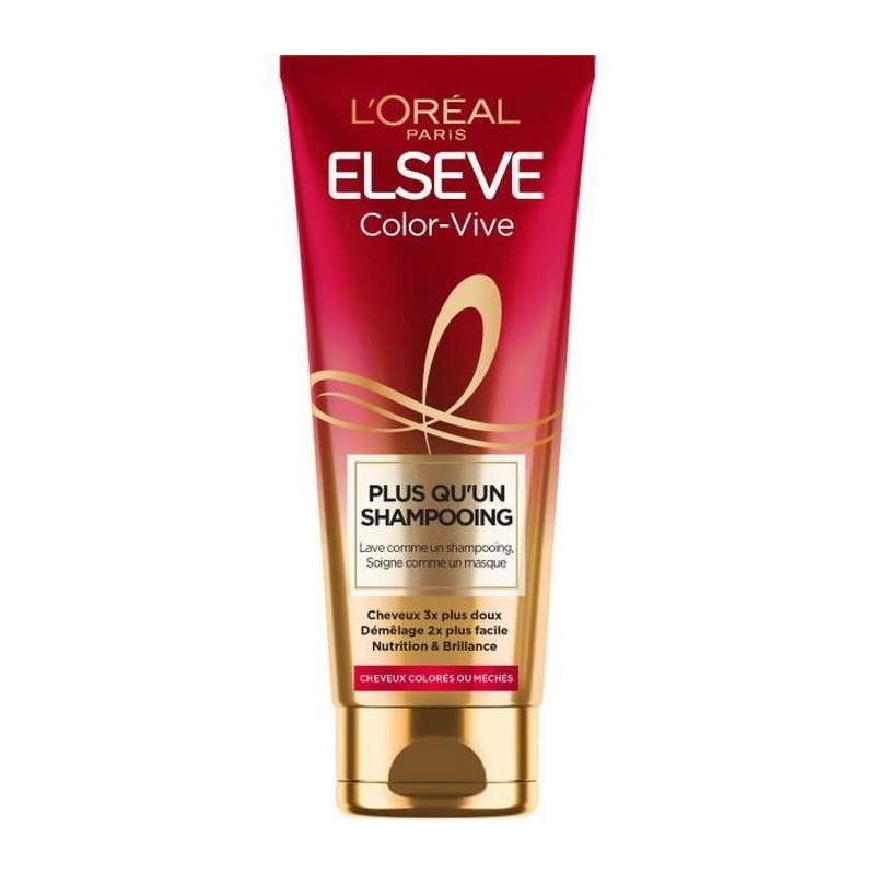 Shampooing Elseve Color Vive Plus Qu'un Shampooing L'OREAL PARIS - 200 ml