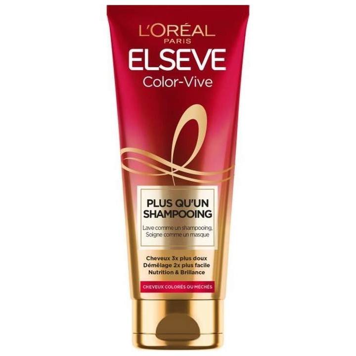 Shampooing Elseve Color Vive Plus Qu'un Shampooing L'OREAL PARIS - 200