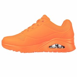 Chaussures de sport pour femme Skechers Uno - Night Shades Orange