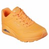 Chaussures de sport pour femme Skechers Uno - Night Shades Orange