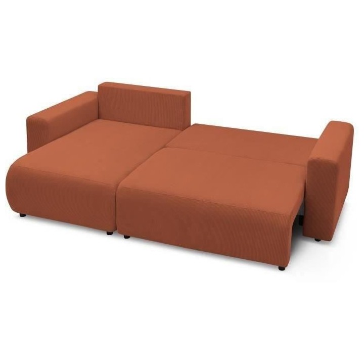 BOBOCHIC - Canape d'angle convertible réversible ELVI - 4 places - 28