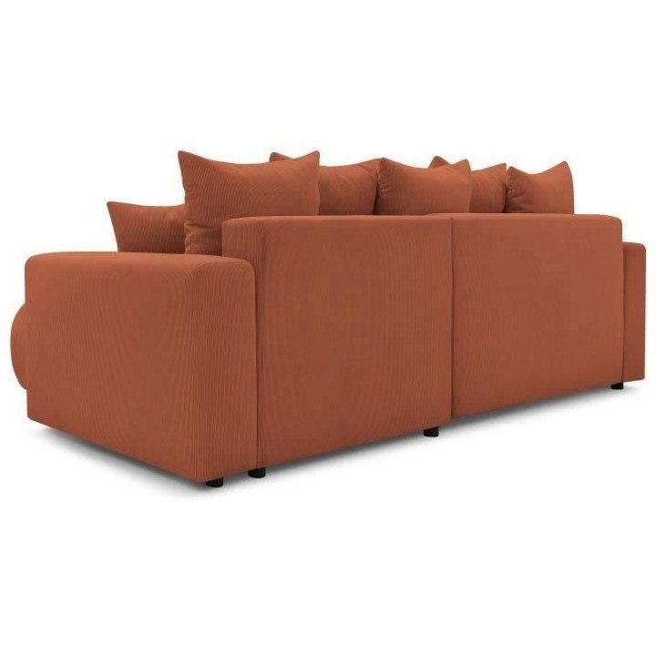 BOBOCHIC - Canape d'angle convertible réversible ELVI - 4 places - 28