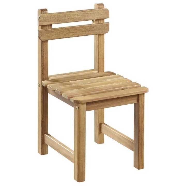 Ensemble repas de jardin pour enfant - 2 personnes - Table carrée 50