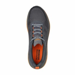 Chaussures de Sport pour Homme Skechers Max Cushioning Delta Gris Orange