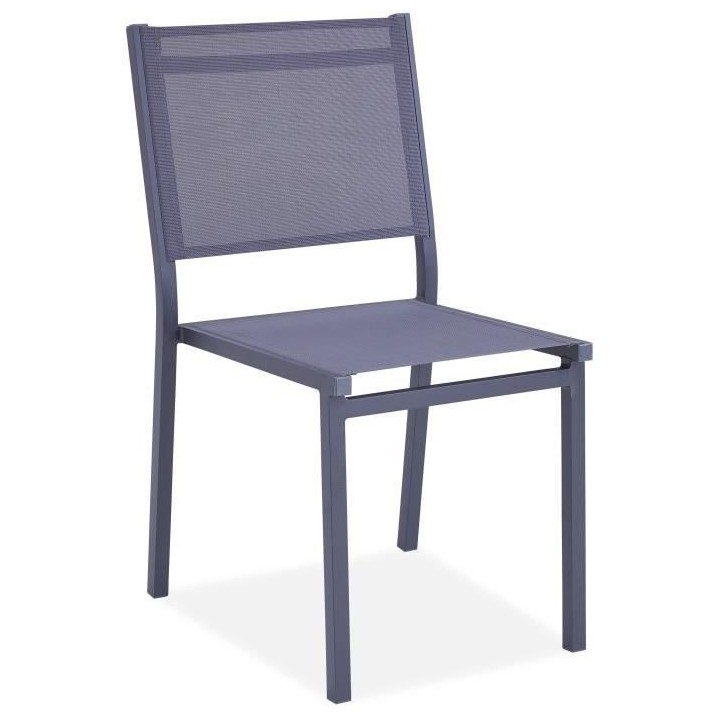 Ensemble repas de jardin 6 a 8 personnes Alu.- Table extensible 180/24