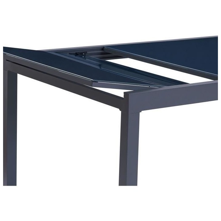 Ensemble repas de jardin 6 a 8 personnes Alu.- Table extensible 180/24