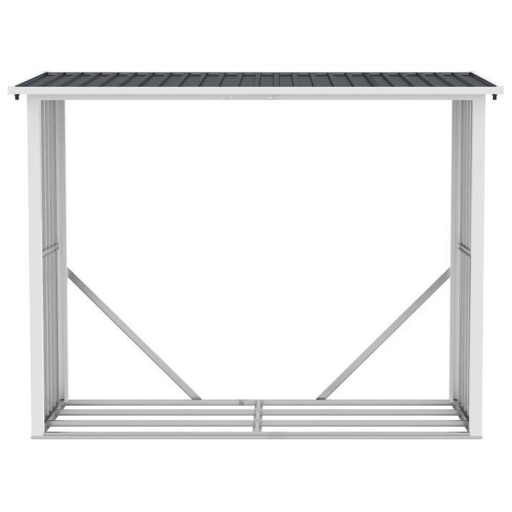 Abri bûches acier 2,15 m²