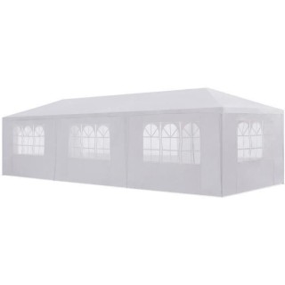 Tonnelle de réception Marinea - L.9 x l.3 x H.2,55 m - Structure Acie