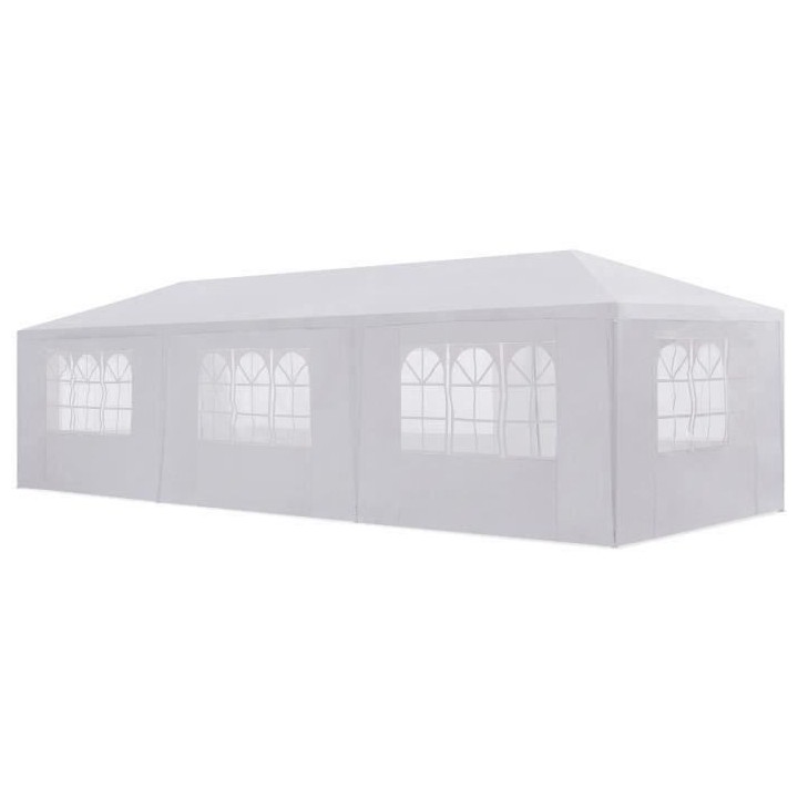 Tonnelle de réception Marinea - L.9 x l.3 x H.2,55 m - Structure Acie