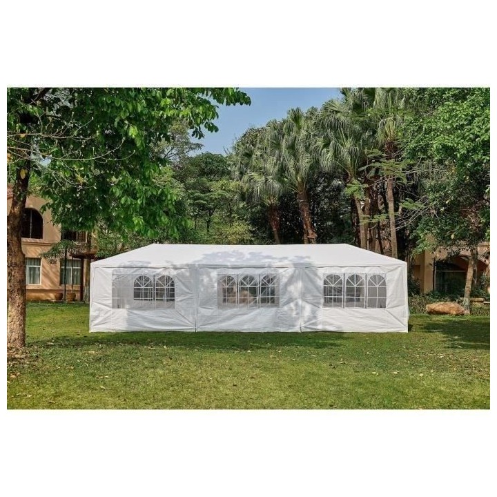 Tonnelle de réception Marinea - L.9 x l.3 x H.2,55 m - Structure Acie