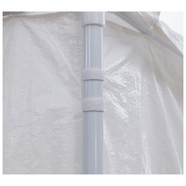 Tonnelle de réception Marinea - L.9 x l.3 x H.2,55 m - Structure Acie