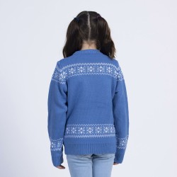 Pull unisex Stitch Enfant Noël Bleu