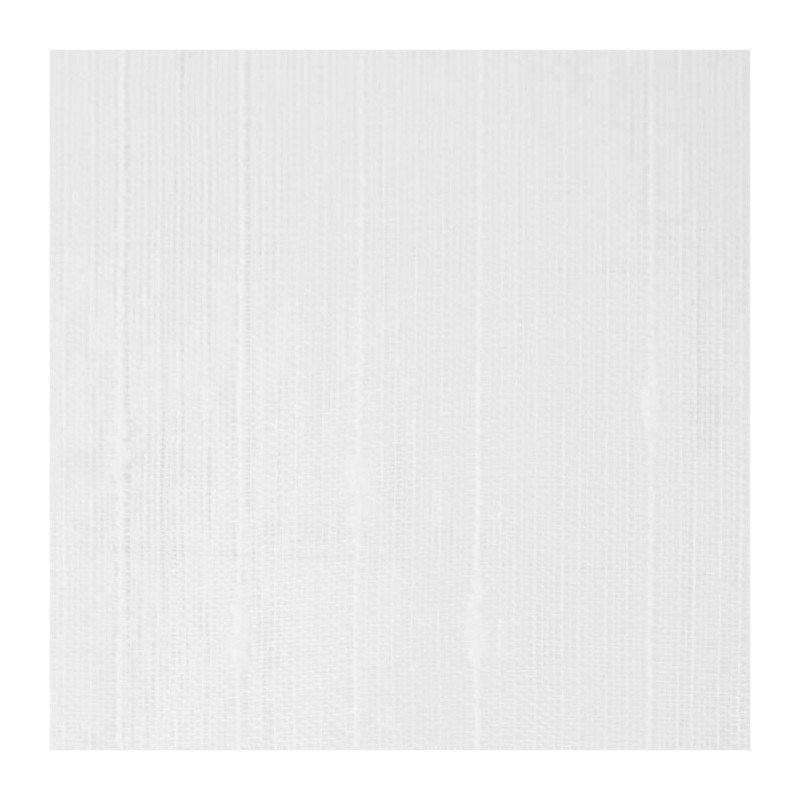 Voilage rayure - 140x240 cm - Blanc