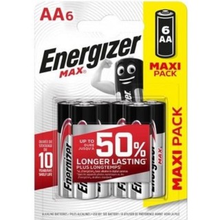 ENERGIZER Max Piles Alkalines AA x6