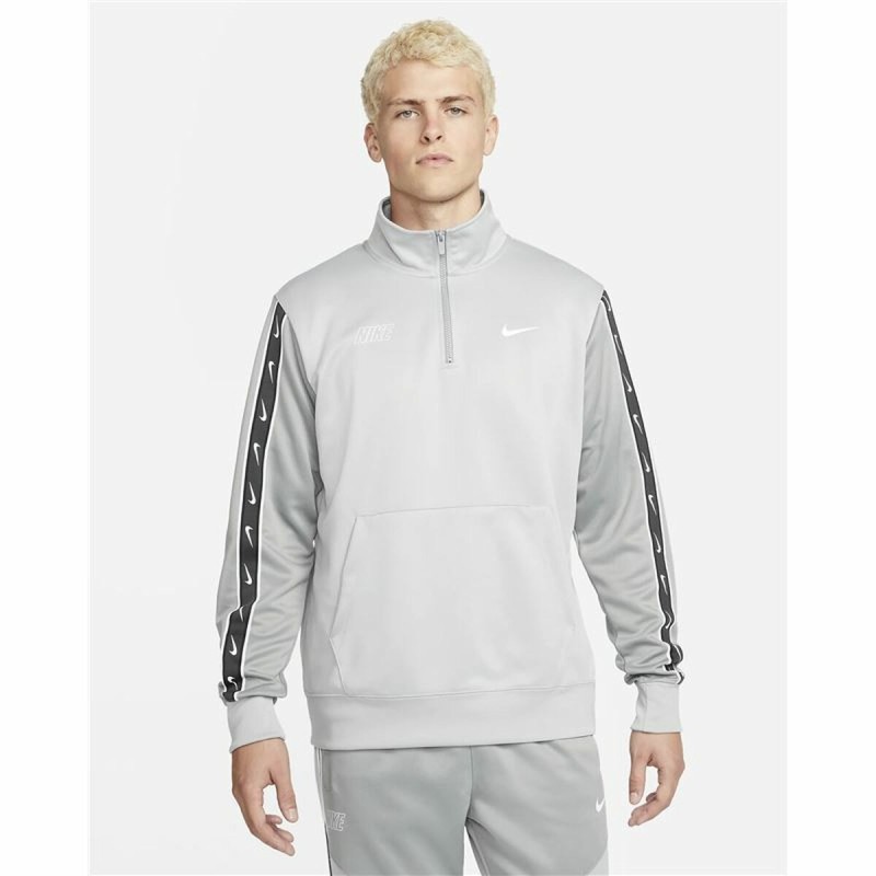 Sweat à capuche Nike Repeat  Gris clair Homme