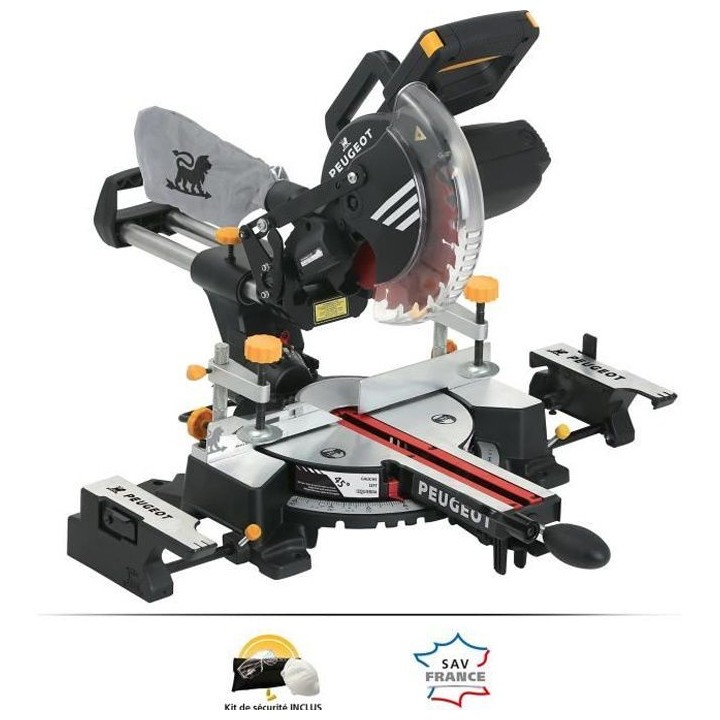 PEUGEOT Scie a onglets radiale ENERGYSAW-210SL2 - 1600 W - Ø 210 mm