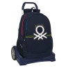 Cartable à roulettes Safta Benneton Blue marine 32 x 16 x 44 cm