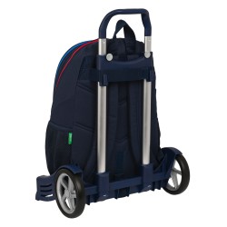 Cartable à roulettes Safta Benneton Blue marine 32 x 16 x 44 cm