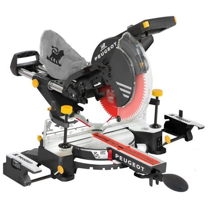 PEUGEOT Scie a onglets radiale 254mm double inclinaison - 1600 W - ENE