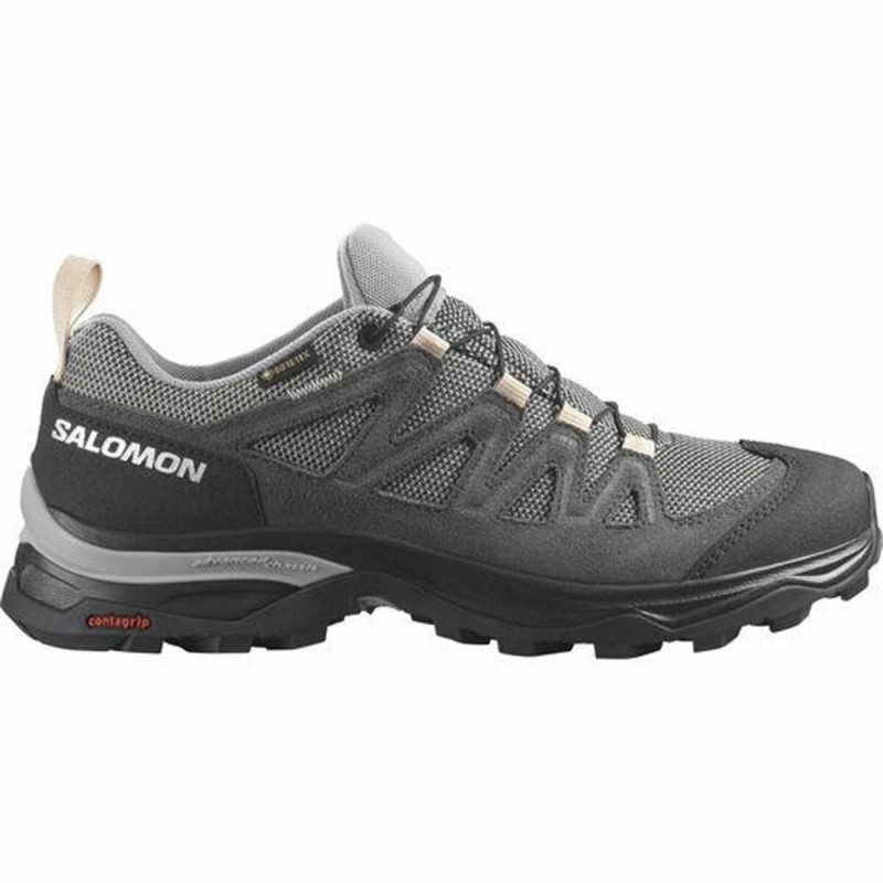 Chaussures de sport pour femme Salomon X Ward GORE-TEX Cuir Montagne Gris