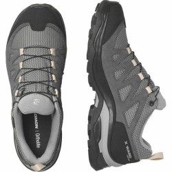 Chaussures de sport pour femme Salomon X Ward GORE-TEX Cuir Montagne Gris