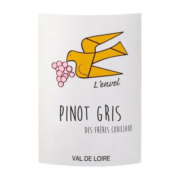 L'envol Pinot Gris 2020 Val de Loire - Vin blanc de la Loire
