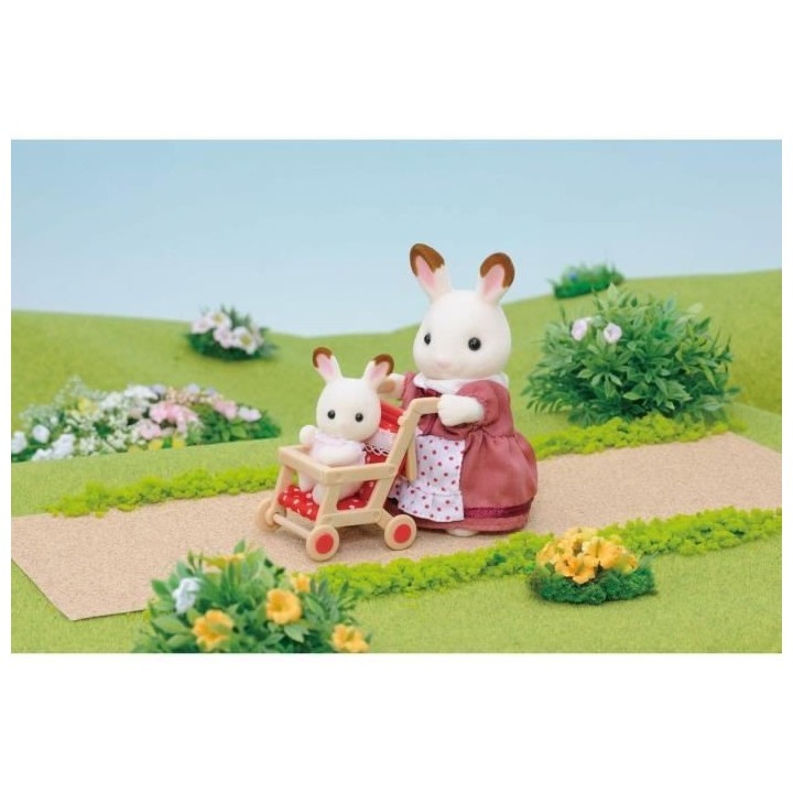 SYLVANIAN FAMILIES 4460 Poussette - Le village