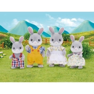 SYLVANIAN FAMILIES - 4030 - La famille lapin gris - Les familles