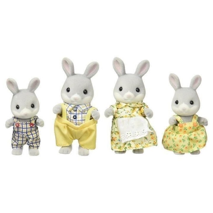SYLVANIAN FAMILIES - 4030 - La famille lapin gris - Les familles