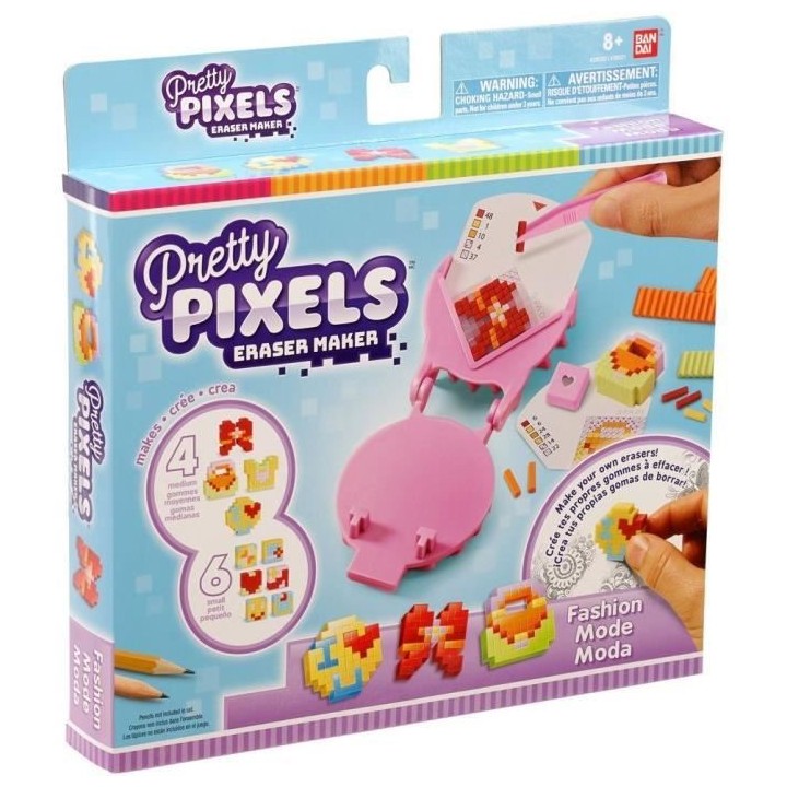PRETTY PIXELS - Fabrique a gommes - Set de démarrage - Theme fashion