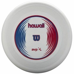 Ballon de Volleyball Frisbee Hawaii Wilson WTH80219KIT Blanc Caoutchouc (Taille unique)