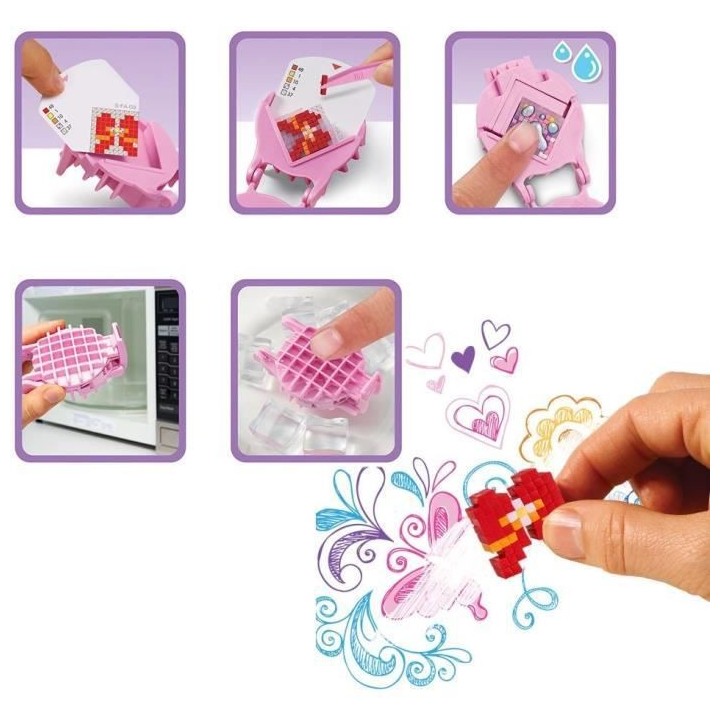 PRETTY PIXELS - Fabrique a gommes - Set de démarrage - Theme fashion