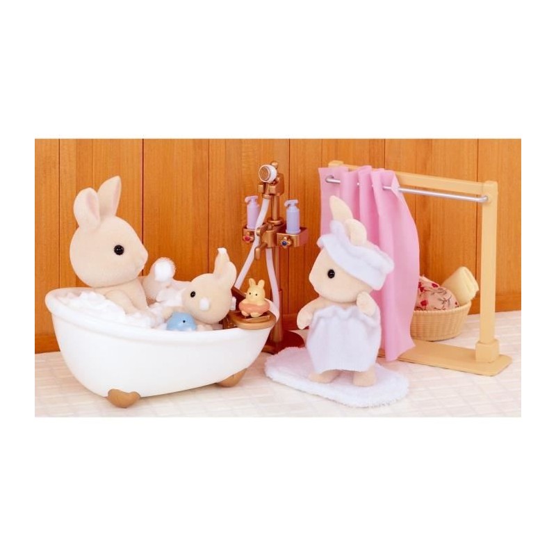 SYLVANIAN FAMILIES 5022 Set baignoire et douche - Le village