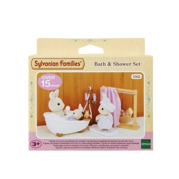 SYLVANIAN FAMILIES 5022 Set baignoire et douche - Le village