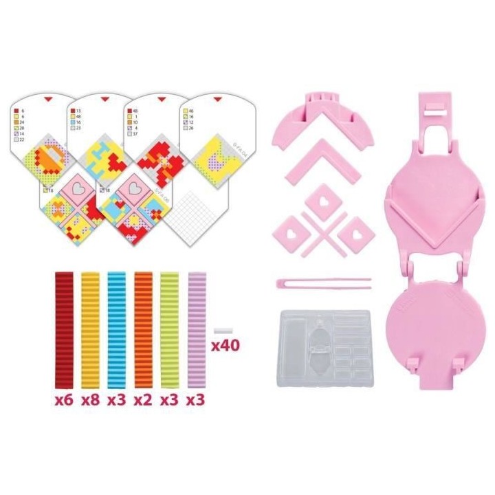 PRETTY PIXELS - Fabrique a gommes - Set de démarrage - Theme fashion