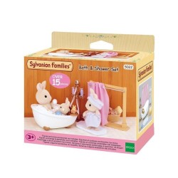 SYLVANIAN FAMILIES 5022 Set baignoire et douche - Le village