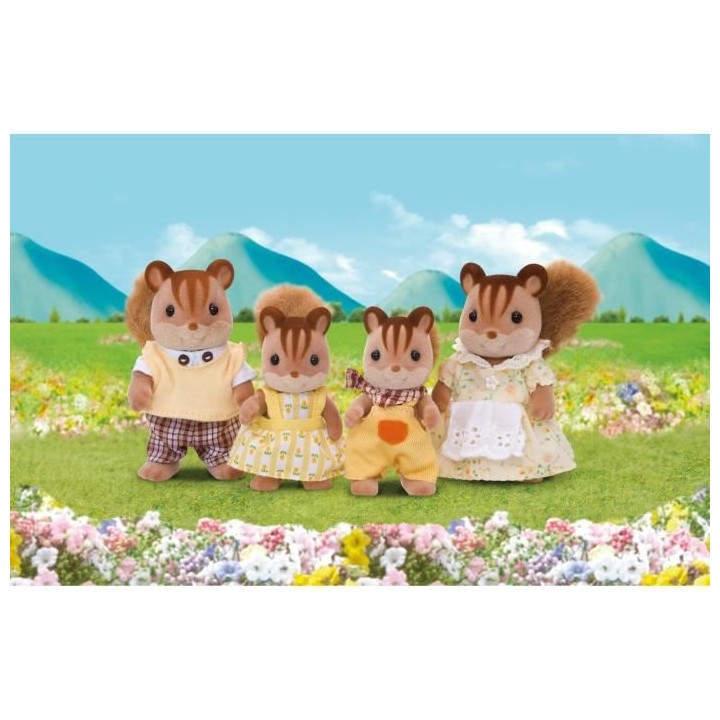 SYLVANIAN FAMILIES - 4172 - La famille écureuil roux - Les familles