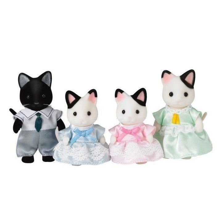 SYLVANIAN FAMILIES - 5181 - La famille chat bicolore - Les familles
