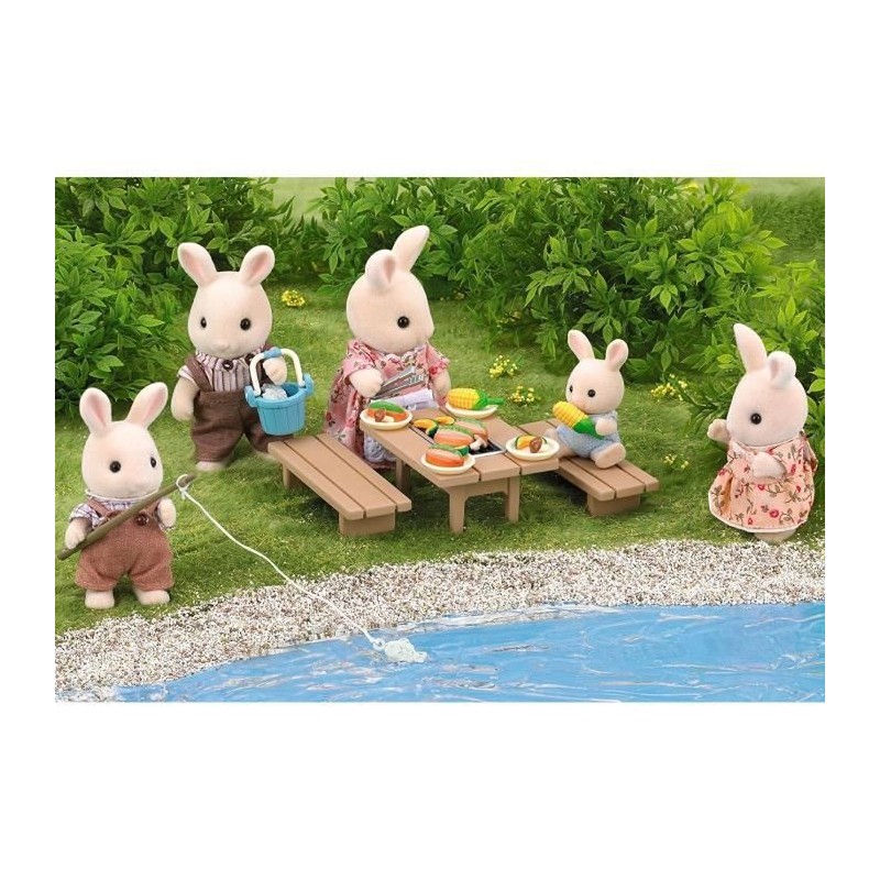 SYLVANIAN FAMILIES 5091 Set barbecue du pecheur - Le village