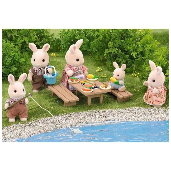 SYLVANIAN FAMILIES 5091 Set barbecue du pecheur - Le village