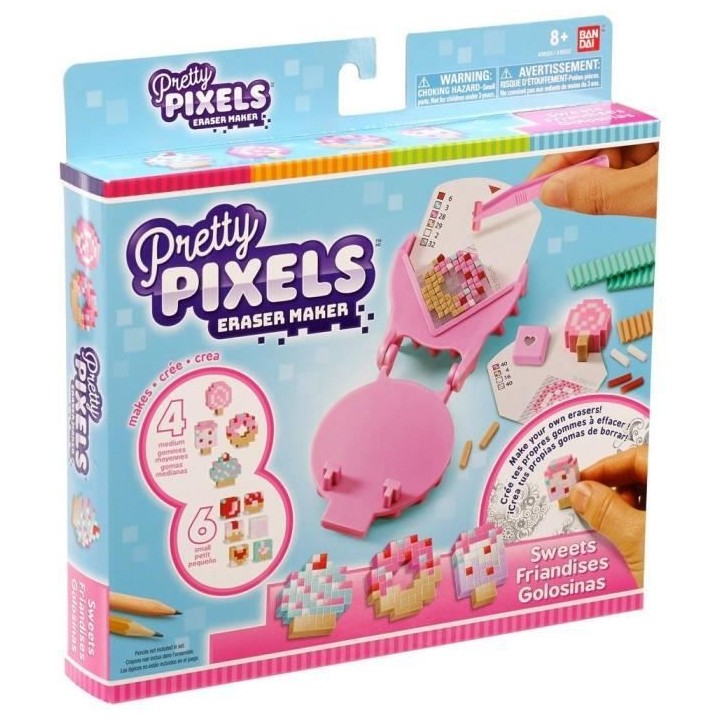 PRETTY PIXELS - Fabrique a gommes - Set de démarrage - Theme friandis