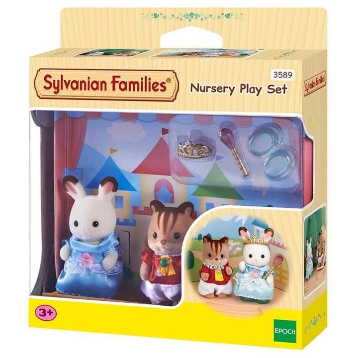 SYLVANIAN FAMILIES 5102 Set de théâtre - La creche, l'école