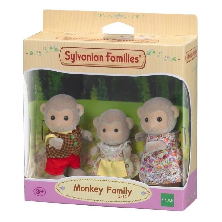SYLVANIAN FAMILIES - 5214 - La famille singe - Les familles