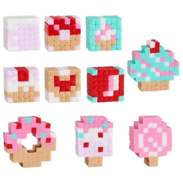 PRETTY PIXELS - Fabrique a gommes - Set de démarrage - Theme friandis