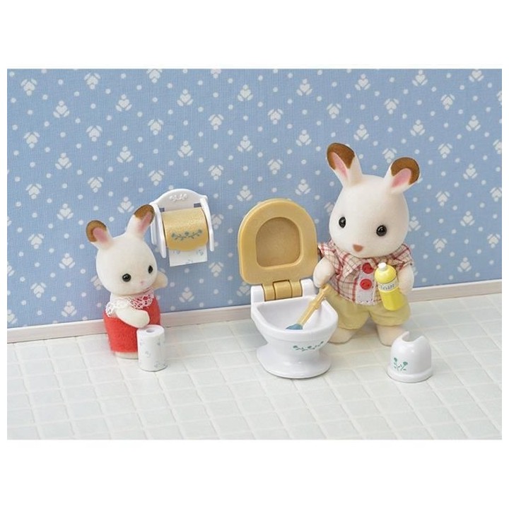 SYLVANIAN FAMILIES - 5286 - Le set salle de bain - Le village