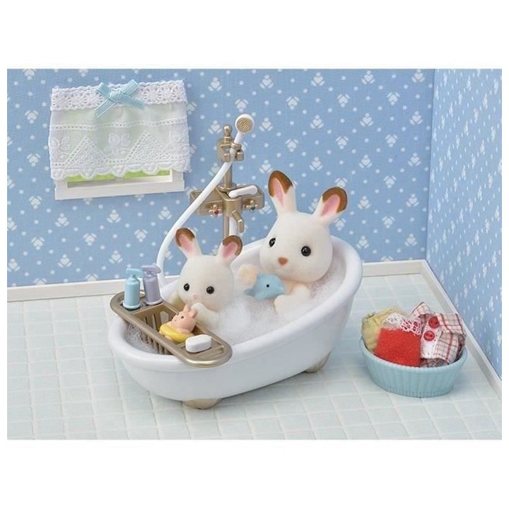 SYLVANIAN FAMILIES - 5286 - Le set salle de bain - Le village
