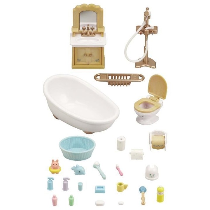 SYLVANIAN FAMILIES - 5286 - Le set salle de bain - Le village